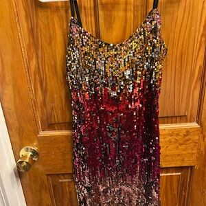 Sequin Ombre Dress